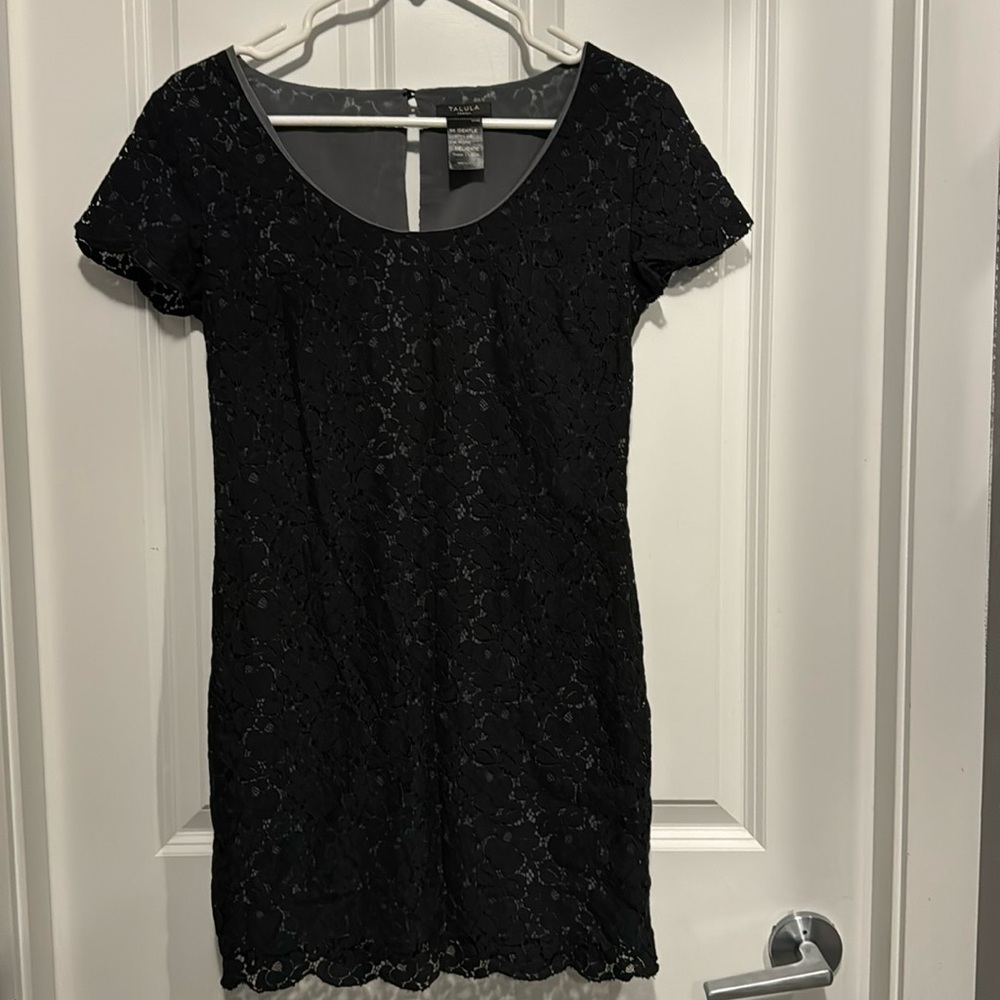 Lacey back dress.